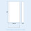 NES Home Nes Home L Shaped RH 1500mm Curved Shower Bath Acrylic Front Panel & Screen 8