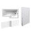 NES Home Nes Home L Shaped RH 1500mm Curved Shower Bath Acrylic Front Panel & Screen 5
