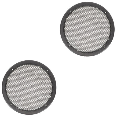 2Pièces Grilles Décoratives Noires Accessoires Audio