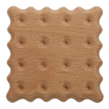 5Pièces Dessous De Tasse Bois Naturel Beige Antidérapant Style