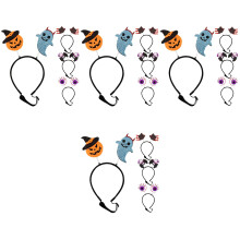 16Pièces Bandeaux Animaux Halloween En Feutre Confortable Coloré