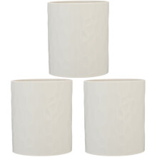 3Pièces Pot À Crayons Silicone Élégant Pour