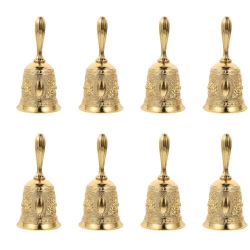 8Pièces Cloche De Bureau Style Européen Pour Service Client 1