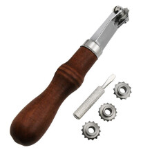 Spacing Wheel Set DIY Handmade Leather Tools Scribing Wheel Tracing Point Spacing Wheel Leather Punching Wheel