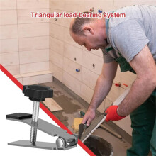 Labor Saving Handle Adjustable Wall Tile Arm, Heavy Duty Jack Construction, Purpose Height Lifting Device for Furniture