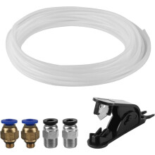 Teflon Tubing with Cutter, 3D Printer PTFE Tubing,for A1/A1 /P1P/P1S/X1C,for K1/K1 Max/ 3 V3