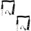 2Pièces Cordes Élastiques Kayak Accessoires Noires Résistantes 6