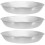 3Pièces Plateaux De Pesée Multi-Usage Inox Cuisine Argent 7