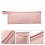 3Pièces Case Rose À Double Compartiment Pour Sèche- Et Boucleur 7