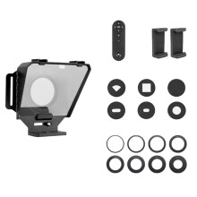 Teleprompter T16 per Smartphone e Fotocamera, , Portatile, per Streaming Live e Registrazione Video.