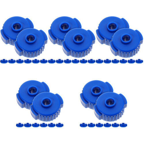 40Pièces Écrous Rapides Bleus Universels Pour Fixations De Cymbales 1