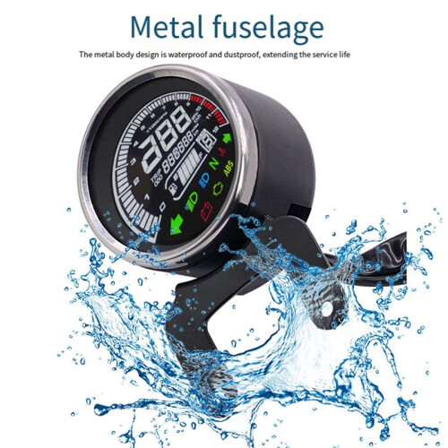 Multi-purpose Instrument Odometer LCD Screen Display Tachometer Motorcycle Supplies 1