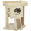 Kleiner Katzenbaum mit Jutematte und Spielball, Beige 7