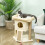 Kleiner Katzenbaum mit Jutematte und Spielball, Beige 2