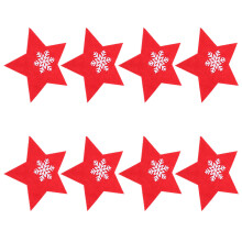 8St Kerstbestekzakken Van Stof, Vijfpuntige Voor Feesttafel
