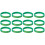 12Pièces Bracelet Silicone Pays, Résistant Pour Événements 1