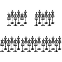 30Pièces Supports Miniatures Pour Habits Et Robes De