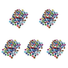 500Pièces Yeux En Verre Pour Artisanales Couleurs Variées