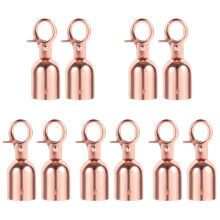 10Pièces Crochet Embout En Acier Inox Pour Rideau