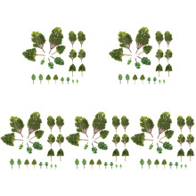 140Pièces Petits Arbres Artificiels Décoration Paysage Maquette