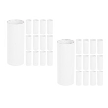 40Pièces Tubes En Carton Recyclable Pour Projets Éducatifs