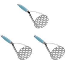 3Pièces - Manual Acier Inoxydable Bleu