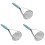 3Pièces - Manual Acier Inoxydable Bleu 1