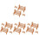 16Pièces Plastique Miniature Pour Dollhouse 1