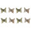 8Pièces Boutons De Métal Assortis Usage Intérieur Durable 1