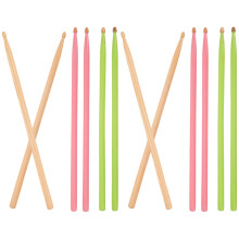 6Paires Baguettes Bois Légères Pour Batterie Adulte Usage