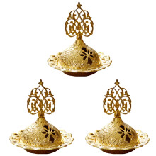 3Pièces Porte-Encens Métal Arbre Creux
