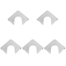 5Pièces Protecteurs D'angle Billard Résine Argentés Pour Décoration