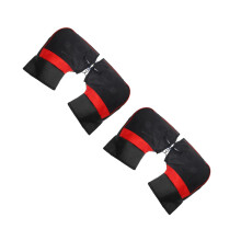 2Paires Hiver Manchettes Vent Pluie Noir