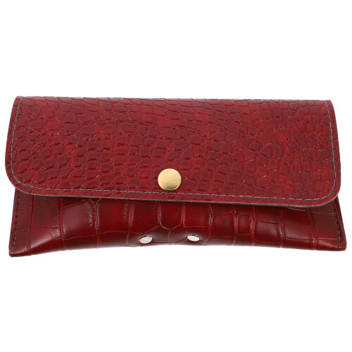 3Pièces Pochette Lunettes Cuir Rangement Compact