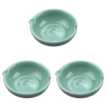 3Pièces Plateaux Encre Céramique Vert Pour Bureau Durable