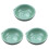3Pièces Plateaux Encre Céramique Vert Pour Bureau Durable 1