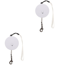 2Pièces Laisse Ajustable Rétractable Pour Promenade Sécurisée