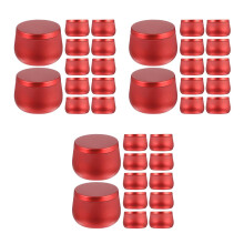 36Pièces Boîtes Rondes Boîtes De Rangement Cadeaux Rouge