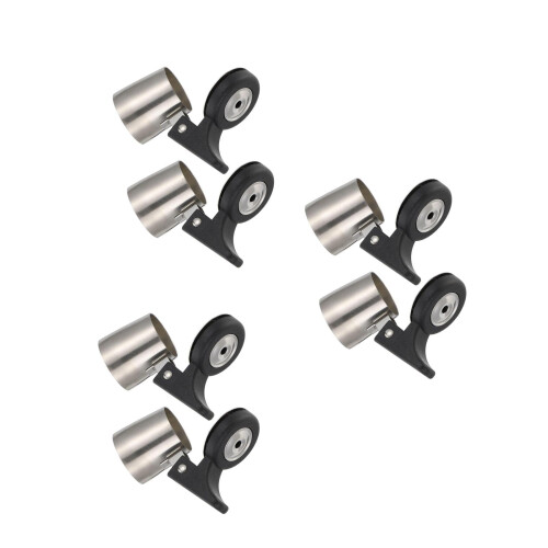 6Pièces Flûte Sifflet Bouilloire Acier Argent