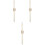 3Pièces Déco Bracelet Réglable Mode Pour Casual 1