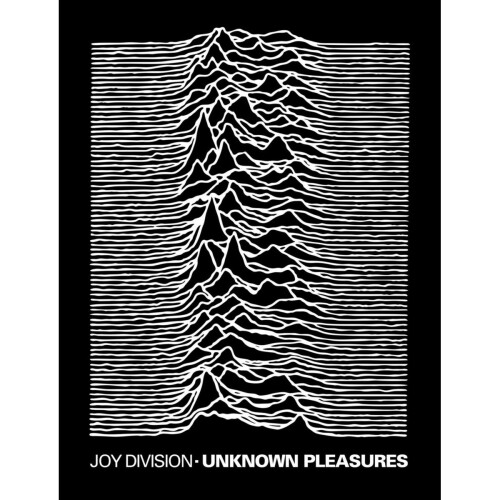 (Double, Multicoloured) Joy Division Unknown Pleasures Sherpa Fleece Blanket