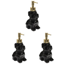 3Pièces Céramique Noir Pour Lotion