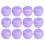75Pièces Pots Voyage Violet Plastique Mignon Anti- 1