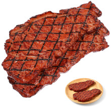 4Pièces Steak Jouet Simulation Marron Plastique Décor Enfants