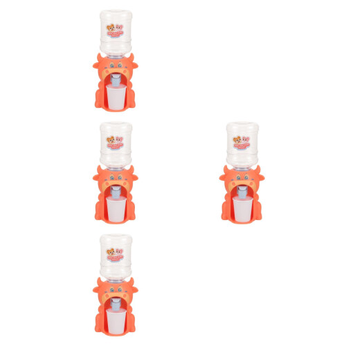 4Pièces Distributeur D'eau Simulation Mini Orange Jouet Enfant