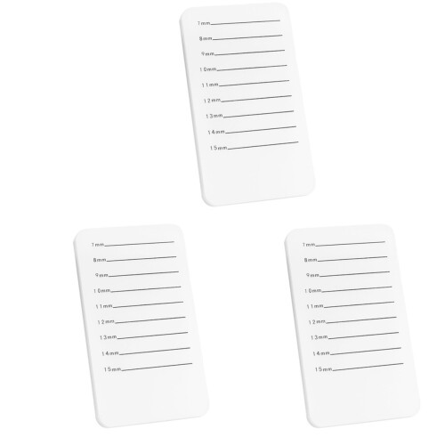 3Pièces Plateau Extension Cils Échelle Pour Distinction