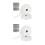 4Rouleaux Non Tissée Blanche Pour Couture, Douceur Isolation 1