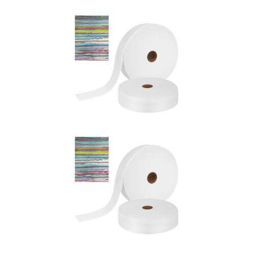 4Rouleaux Non Tissée Blanche Pour Couture, Douceur Isolation