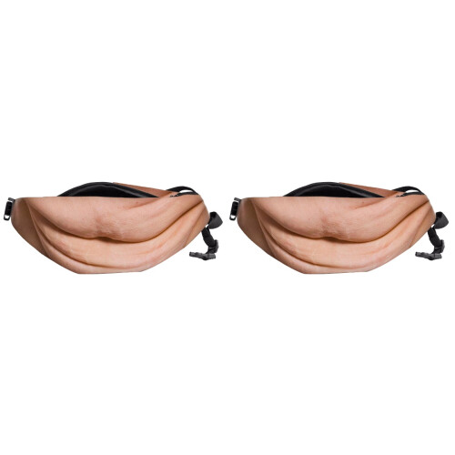 2Pièces Taille Femme Multiusage Cuir PU Imprimé 3D