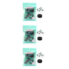 120Pièces Masques Compressés Charbon Bambou Tissu Noir